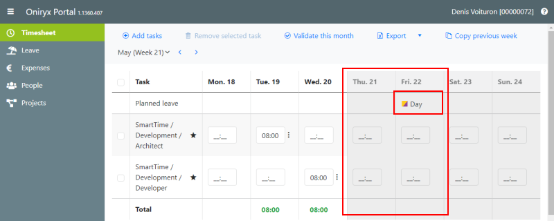 Timesheet